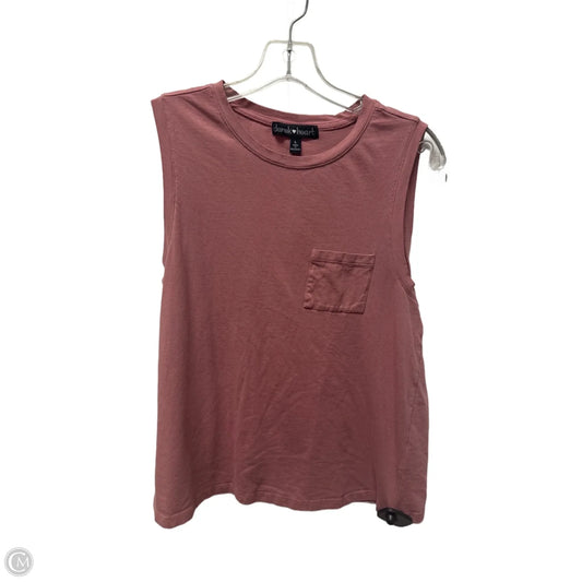 Top Sleeveless Basic By Derek Heart In Mauve, Size: L