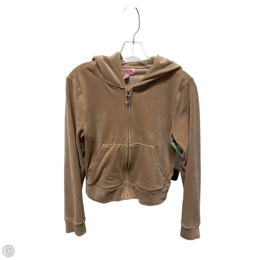 Sweatshirt Hoodie By Juicy Couture In Beige, Size: M