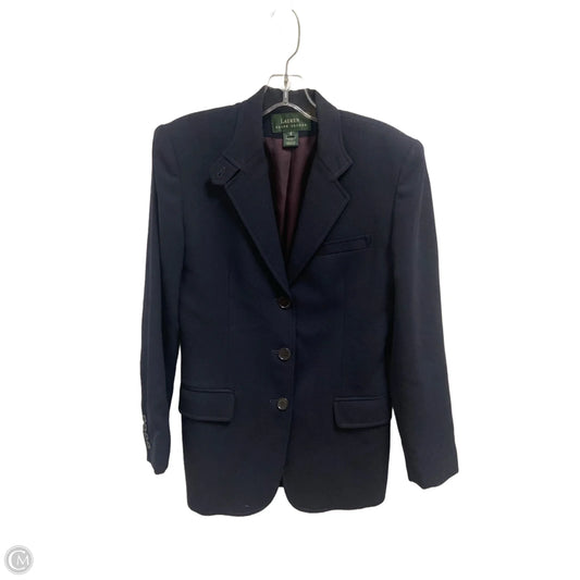 Blazer By Lauren By Ralph Lauren In Navy, Size: S