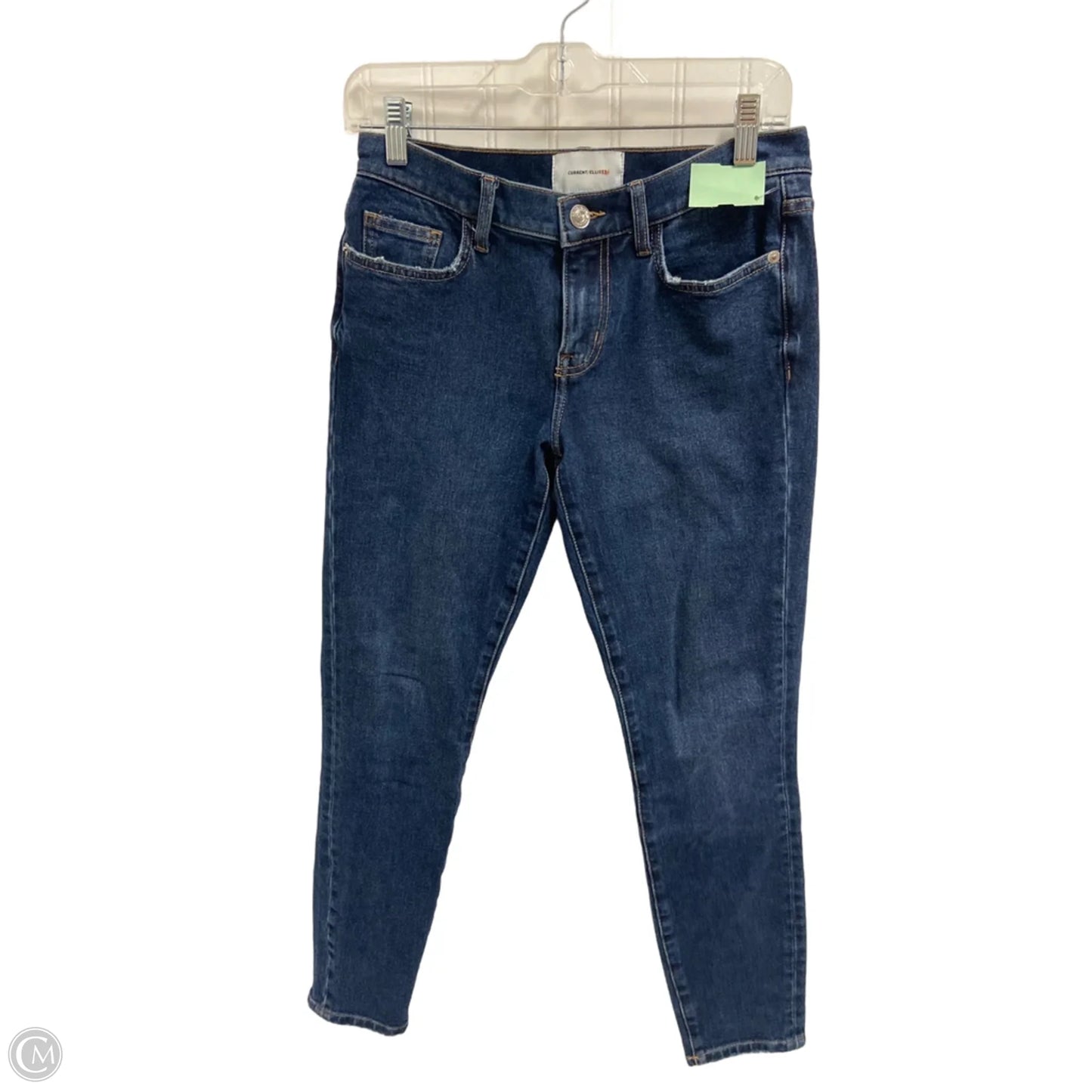 Jeans Skinny By Current/elliott In Blue Denim, Size: 2
