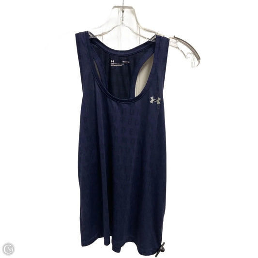 Athletic Tank Top By Under Armour In Blue, Size: S