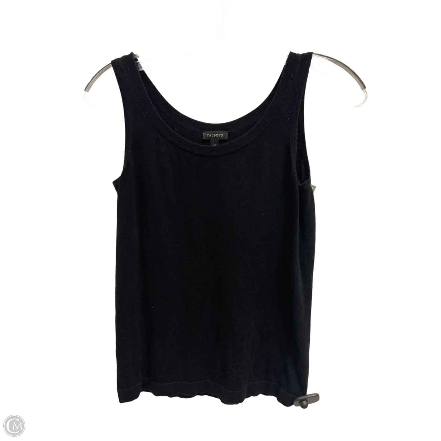 Tank Top By Talbots In Black, Size: Xs