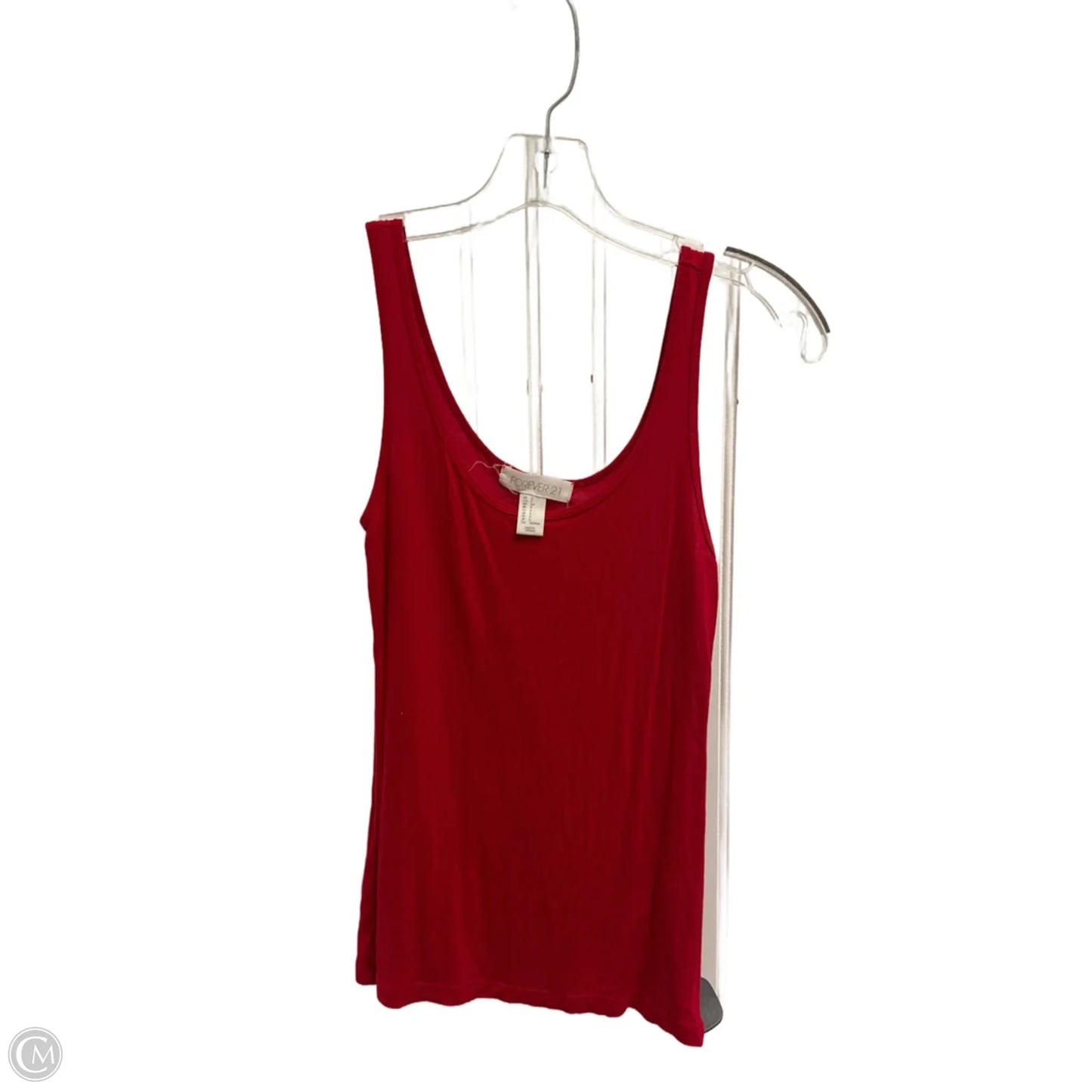 Tank Top By Forever 21 In Red, Size: S