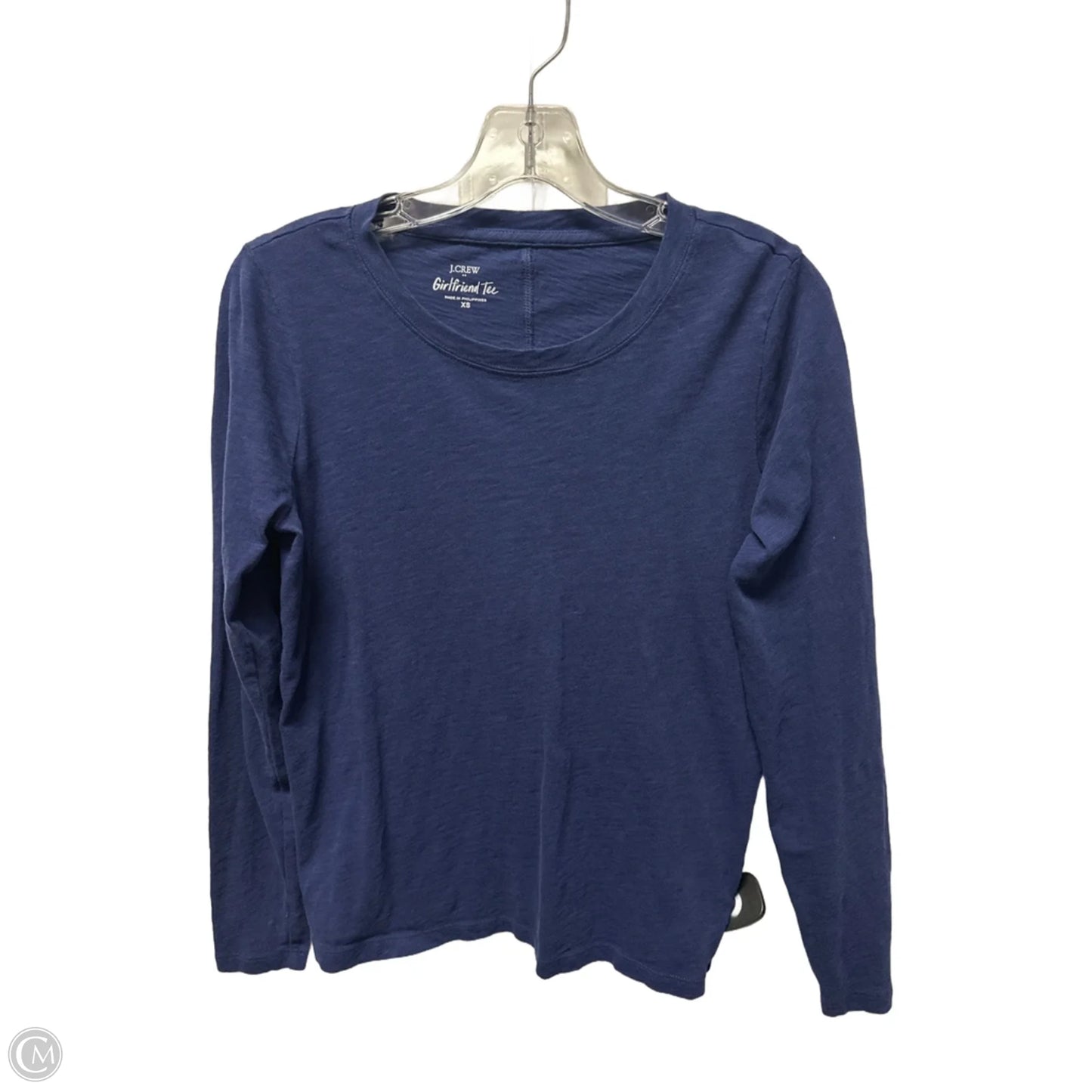Top Long Sleeve Basic By J. Crew In Blue, Size: Xs