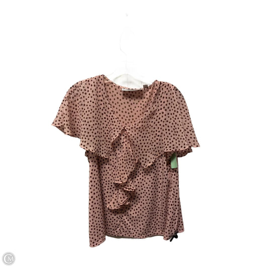 Top Short Sleeve By Clothes Mentor In Pink, Size: L