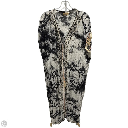 Swimwear Cover-up By Clothes Mentor In Tie Dye Print, Size: L
