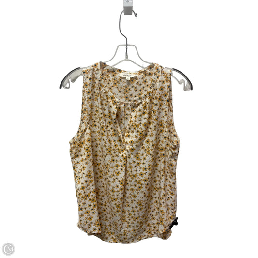 Top Sleeveless By Monday Fun In White, Size: M