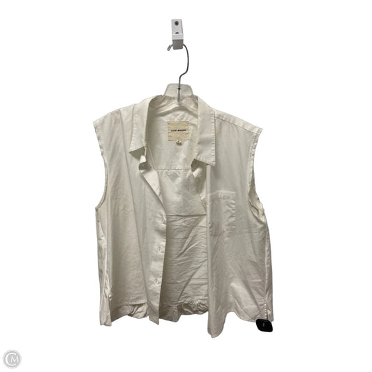Top Sleeveless By Lucky Brand In White, Size: M