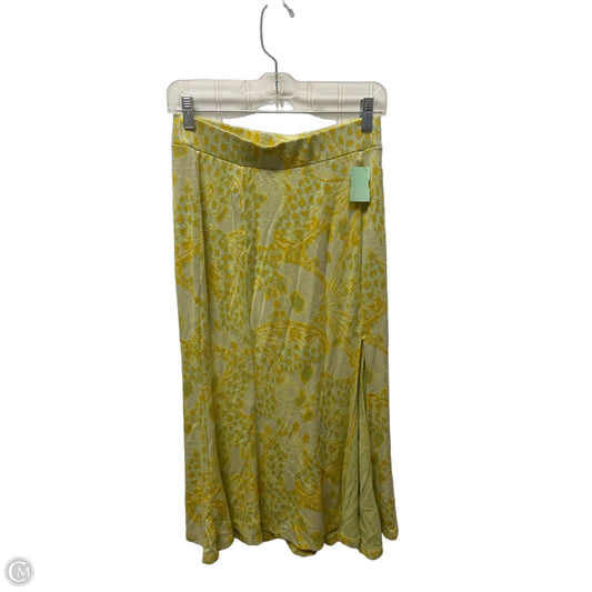 Skirt Maxi By Free People In Yellow, Size: L
