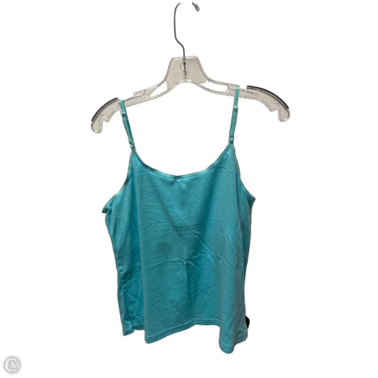 Tank Top By Clothes Mentor In Aqua, Size: Xl