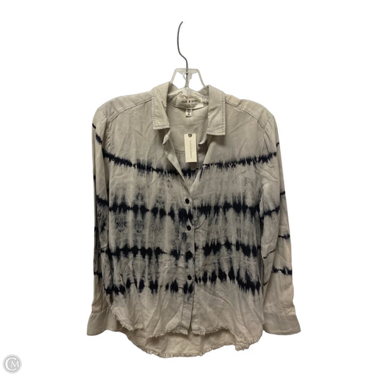 Top Long Sleeve By Cloth & Stone In Tie Dye Print, Size: M