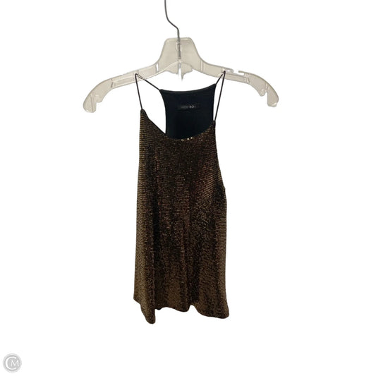 Top Sleeveless By Papermoon In Gold, Size: S
