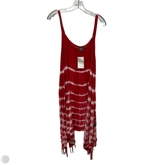 Swimwear Cover-up By Clothes Mentor In Red & White, Size: Osfm