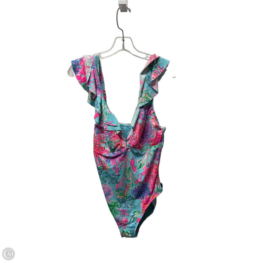 Swimsuit Designer By Lilly Pulitzer In Blue, Size: 1x