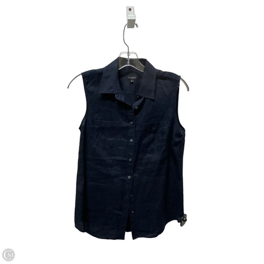 Top Sleeveless By Talbots In Navy, Size: S