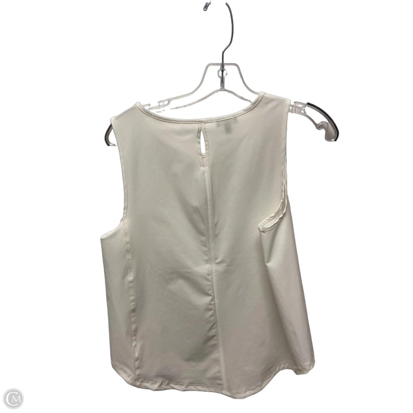 Top Sleeveless By Talbots In White, Size: S