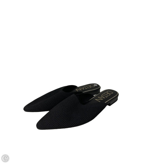 Shoes Flats By Clothes Mentor In Black, Size: 8.5