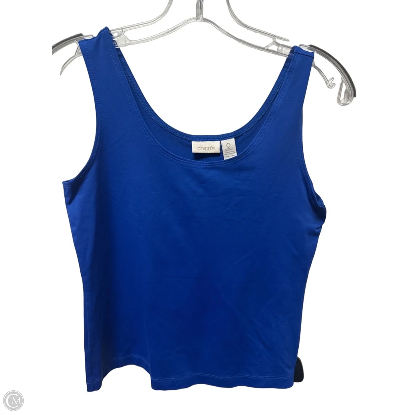 Top Sleeveless Basic By Chicos In Blue, Size: S