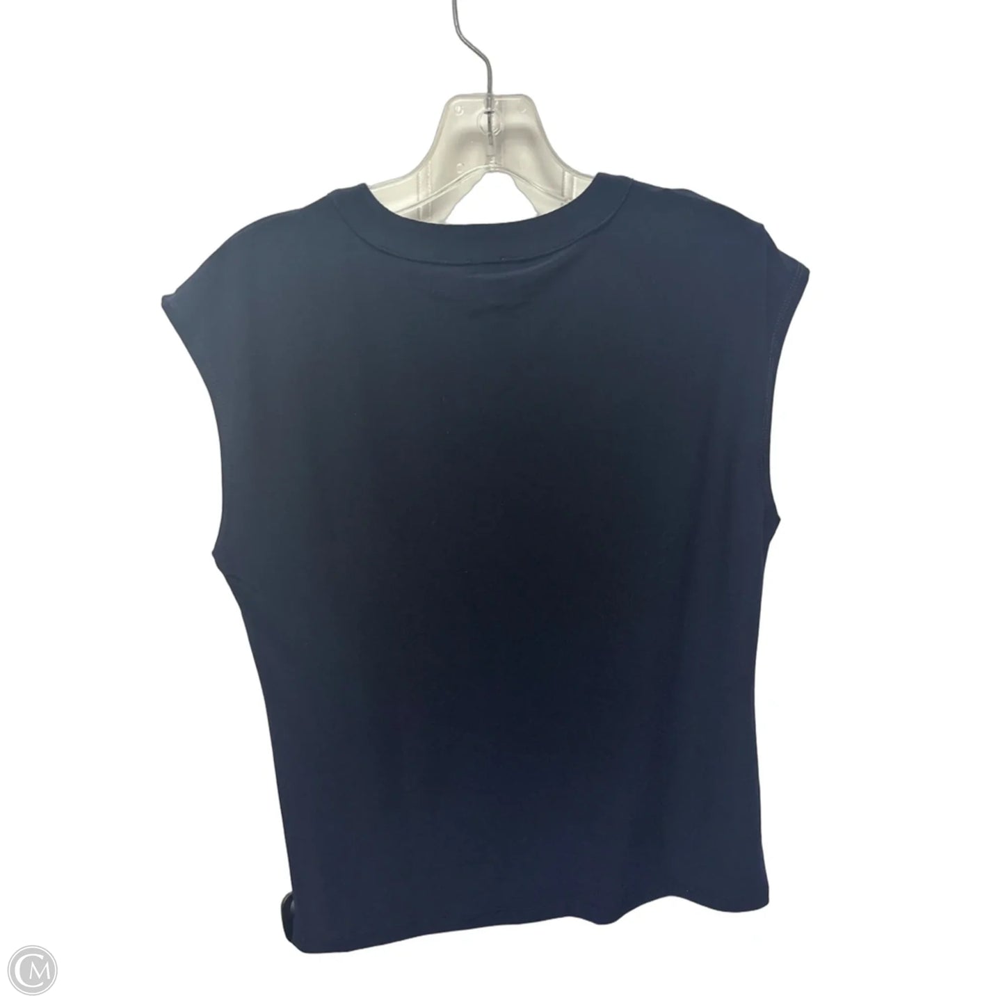 Top Sleeveless By Anne Klein In Navy, Size: S