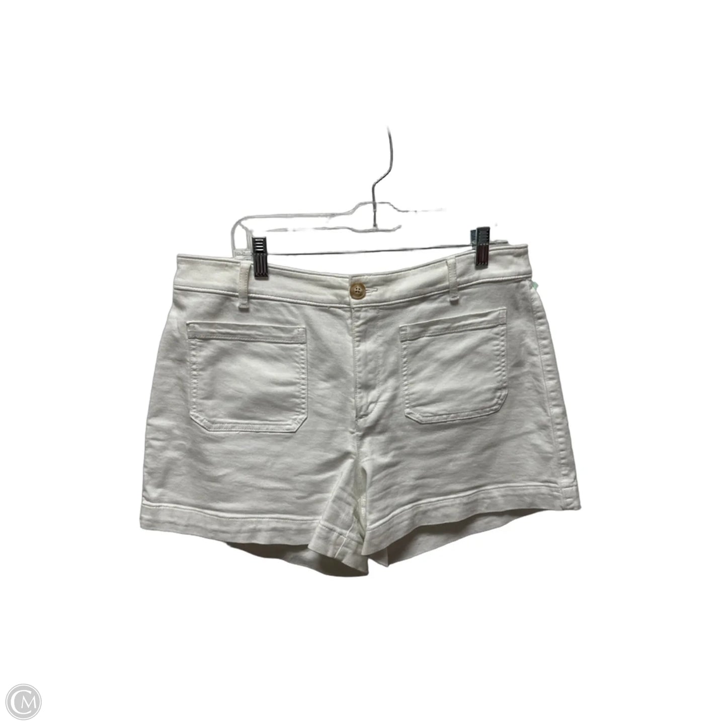 Shorts By Loft In White Denim, Size: 12