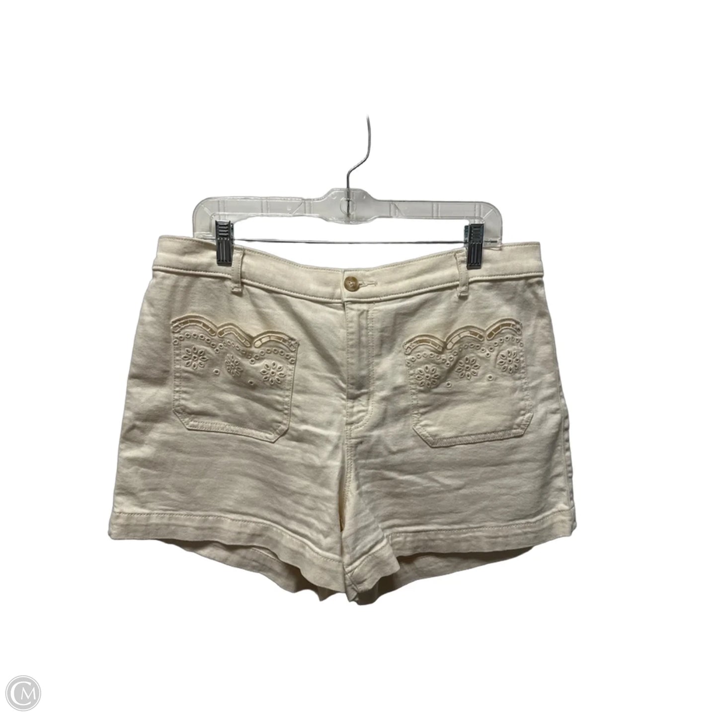 Shorts By Loft In Cream, Size: 14