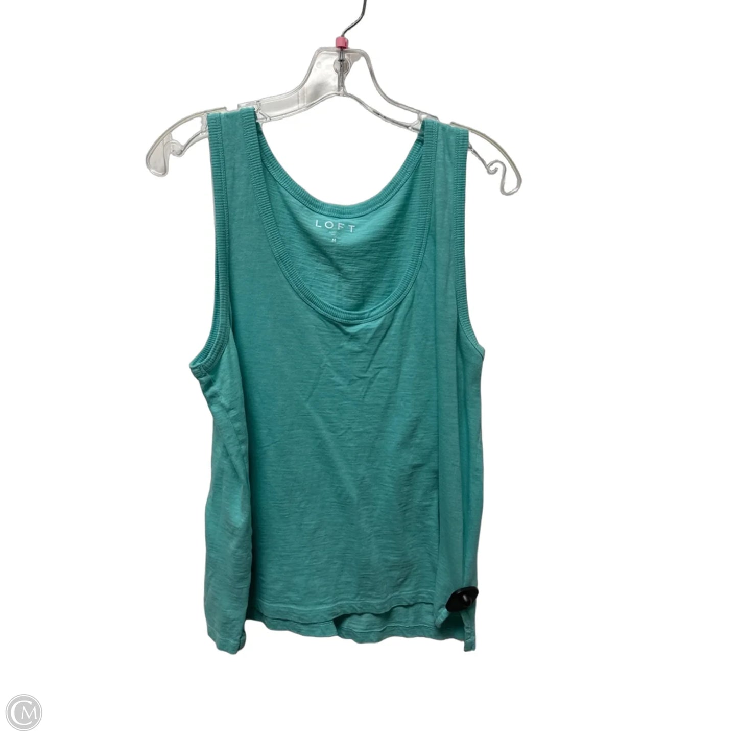 Tank Top By Loft In Aqua, Size: M