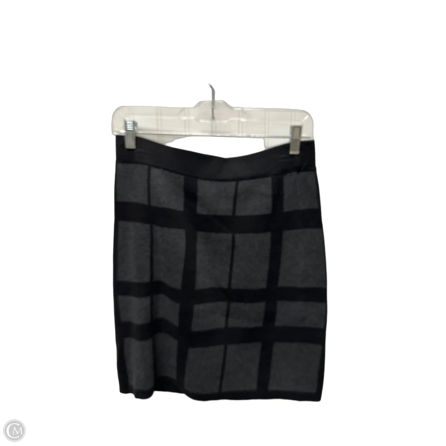 Skirt Mini & Short By Loft In Black & Grey, Size: S