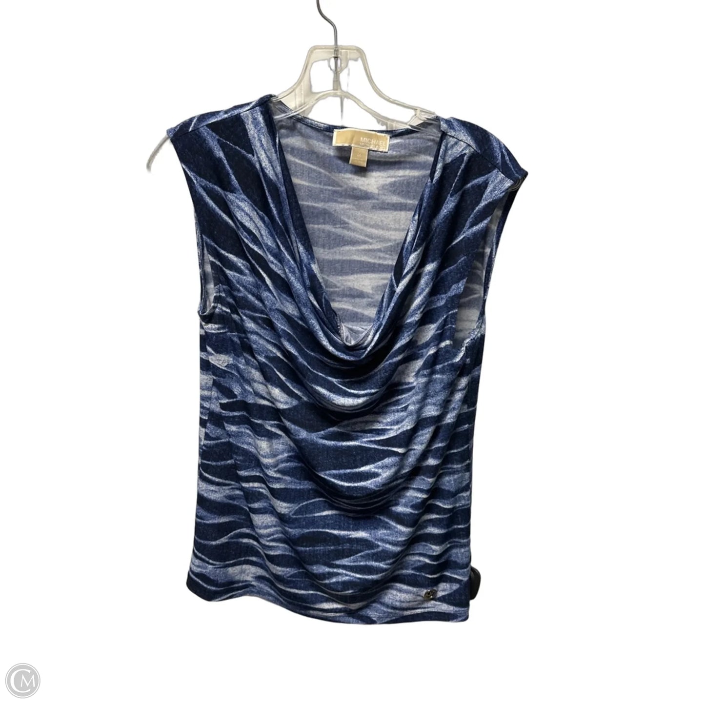 Top Sleeveless By Michael By Michael Kors In Blue, Size: M