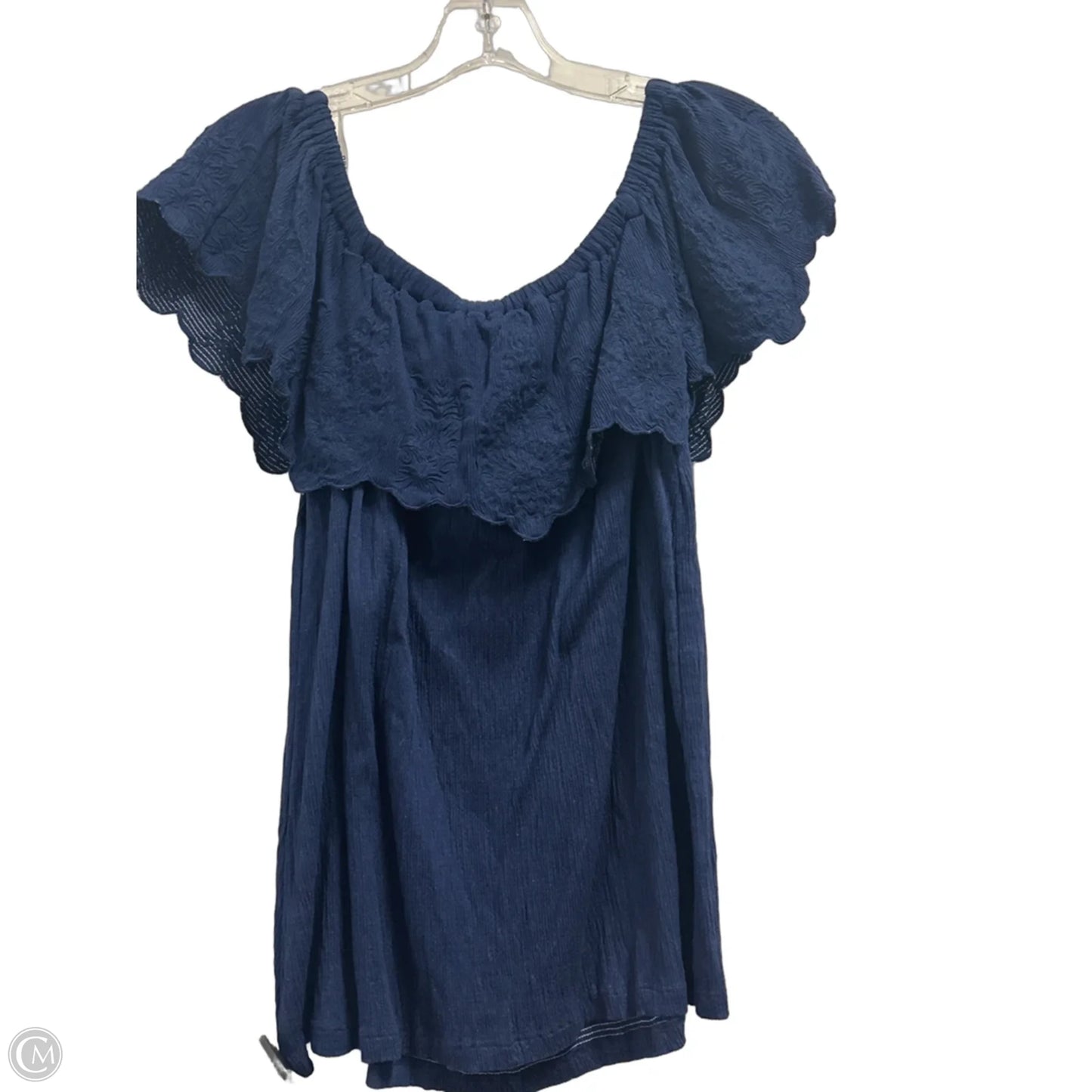 Top Short Sleeve By Nygard Peter In Blue, Size: M