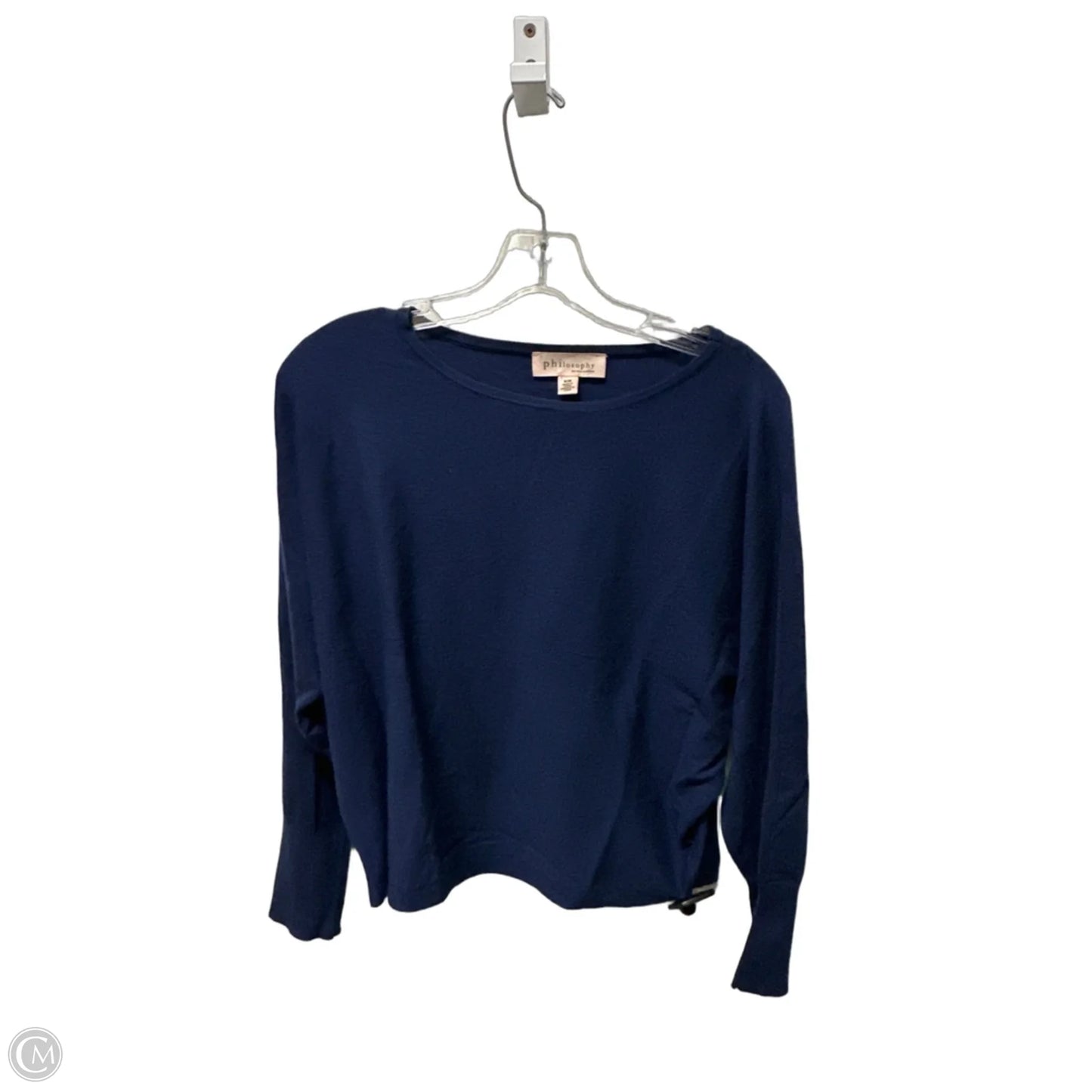 Sweater By Philosophy In Blue, Size: M