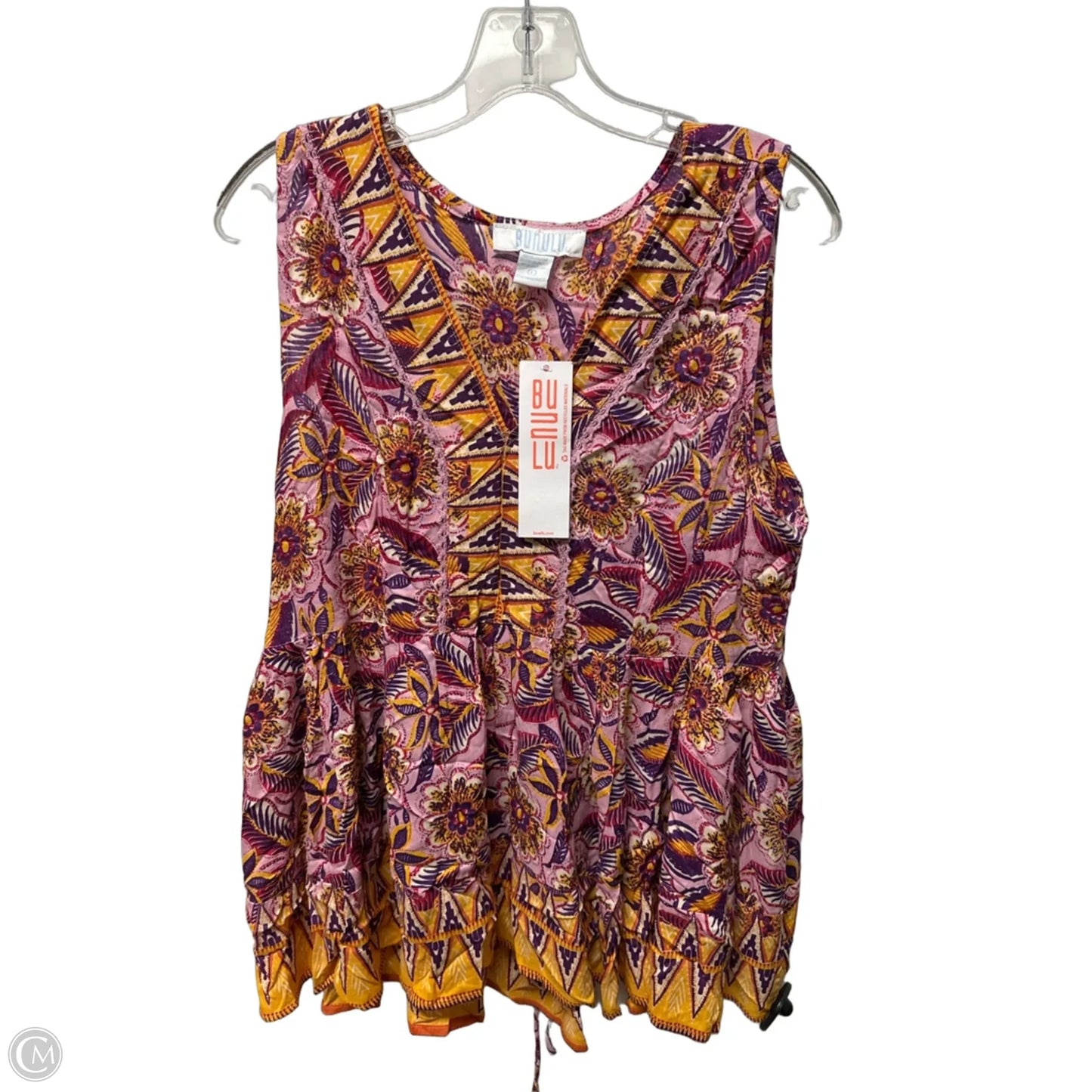 Top Sleeveless By Clothes Mentor In Purple, Size: L