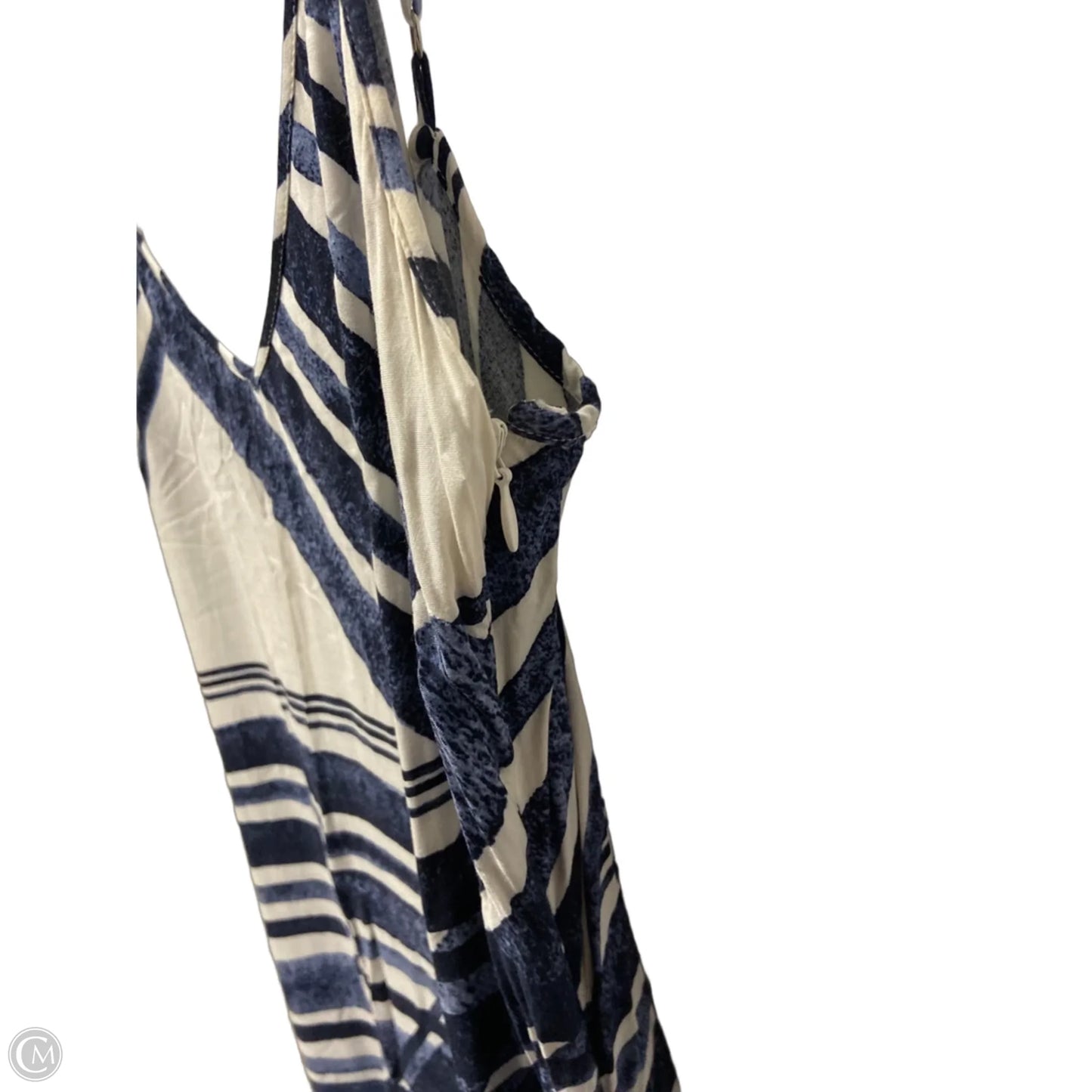 Dress Casual Maxi By Loft In Blue & White, Size: S