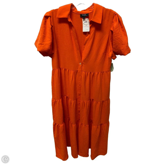 Dress Casual Maxi By Msk In Orange, Size: S
