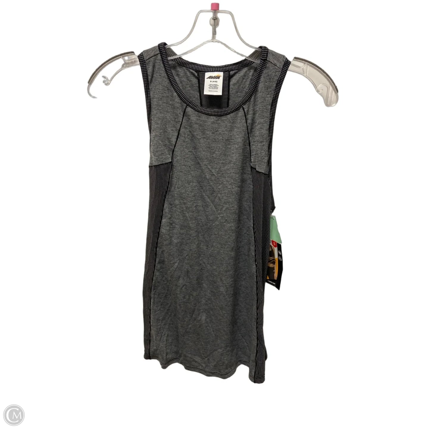 Athletic Tank Top By Avia In Grey, Size: S