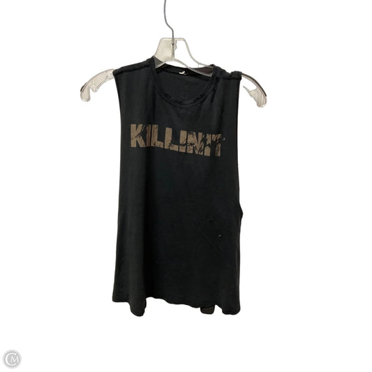 Athletic Tank Top By Lululemon In Grey, Size: Xs