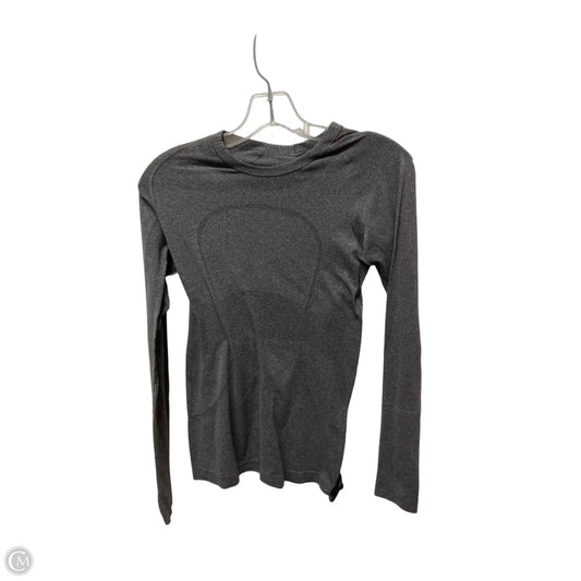Athletic Top Long Sleeve Crewneck By Lululemon In Grey, Size: S