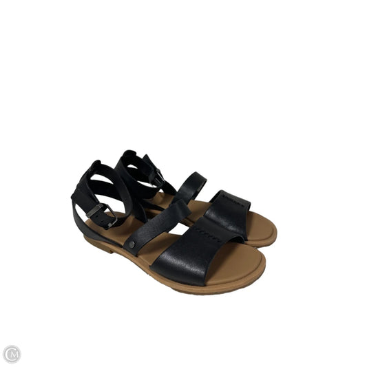 Sandals Designer By Ugg In Black, Size: 5