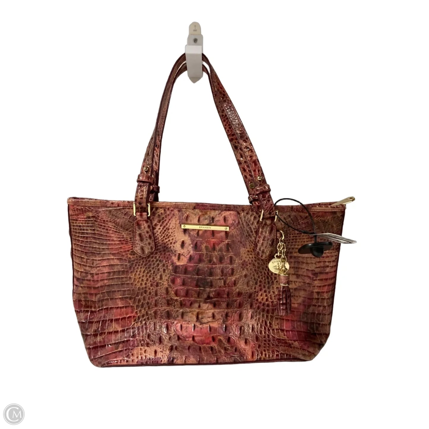 Handbag Designer By Brahmin, Size: Large