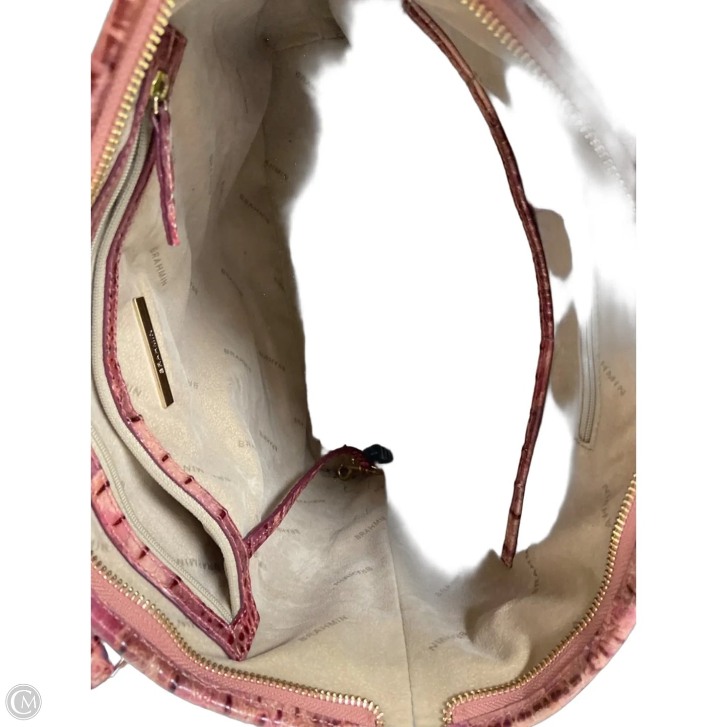 Handbag Designer By Brahmin, Size: Large