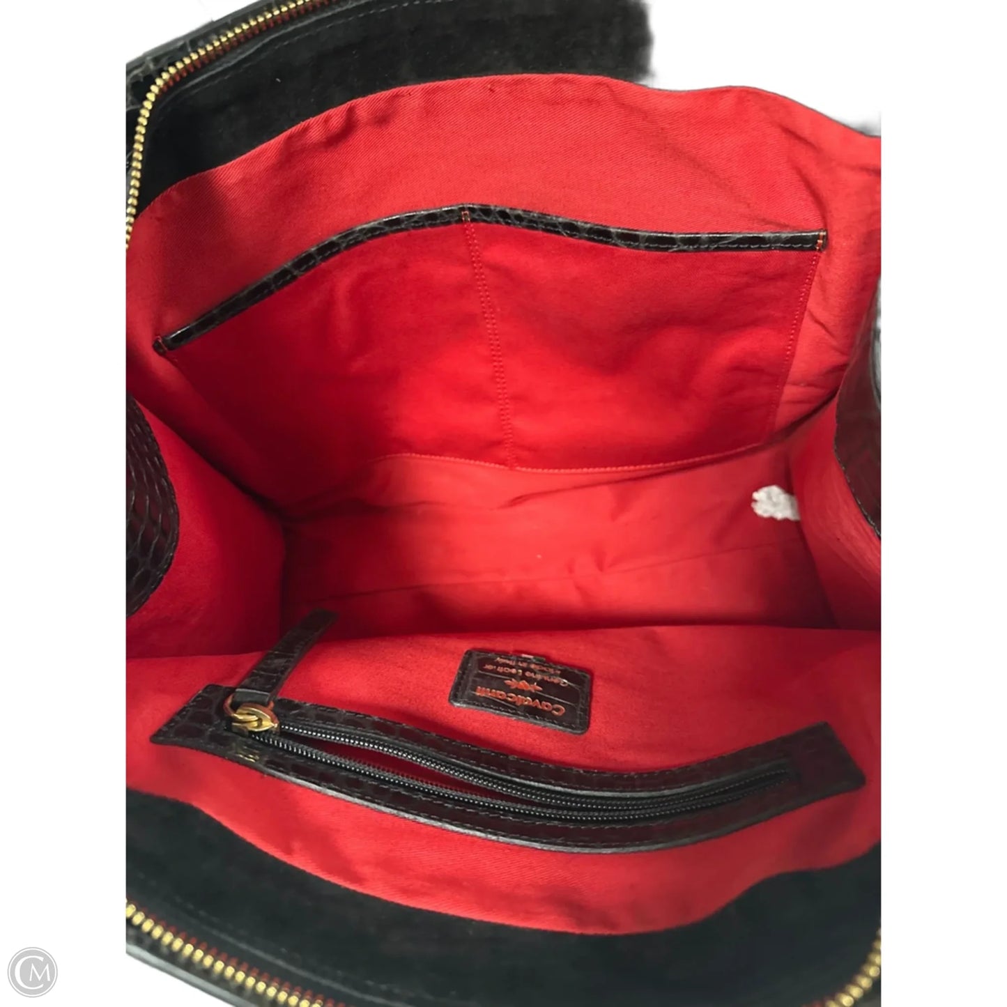 Handbag Leather By Clothes Mentor, Size: Medium