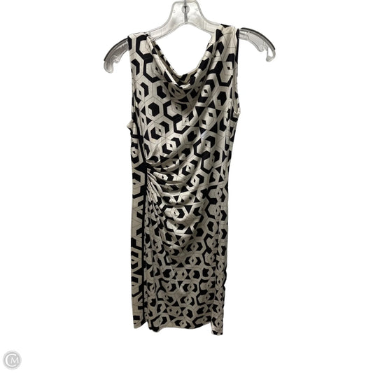 Dress Designer By Diane Von Furstenberg In Black & Cream, Size: Xs