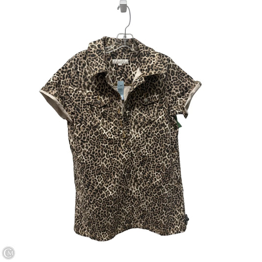 Dress Casual Short By Loft In Leopard Print, Size: M