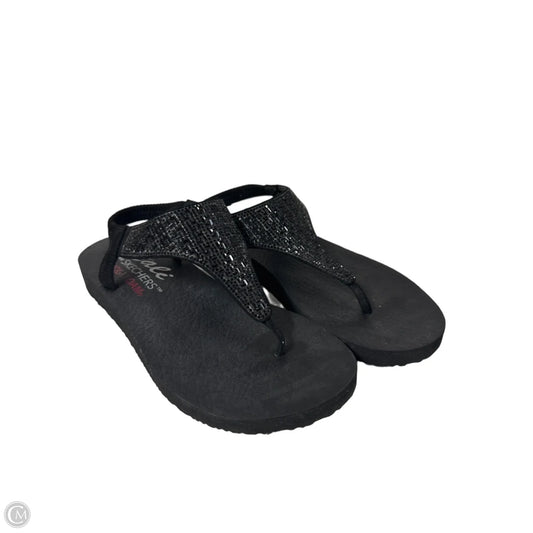 Sandals Flats By Skechers In Black, Size: 7