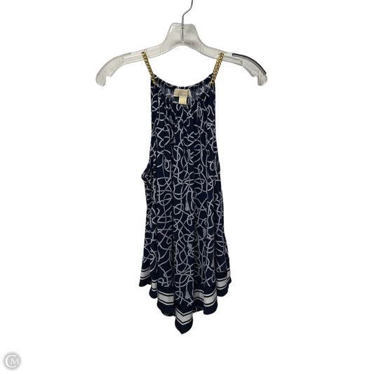 Top Sleeveless By Michael By Michael Kors In Blue, Size: L