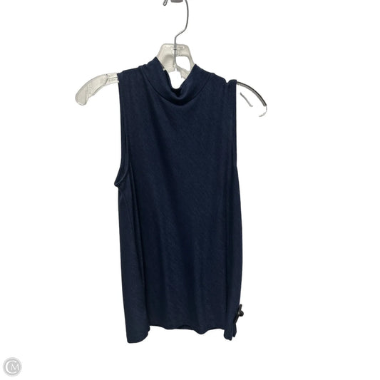Top Sleeveless By Banana Republic In Navy, Size: S