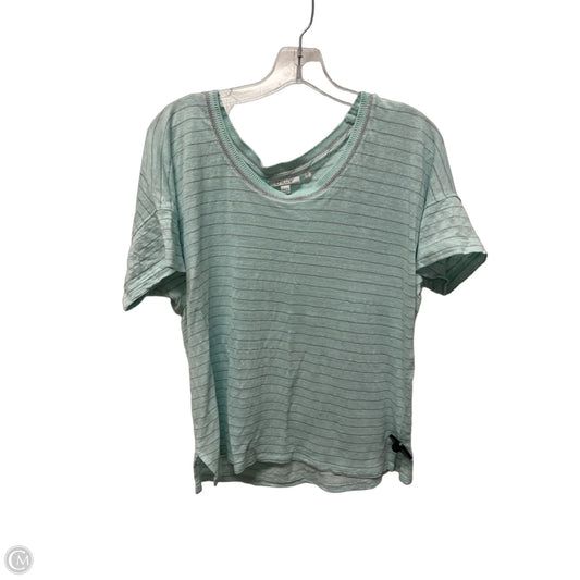 Top Short Sleeve By Chicos In Teal, Size: L