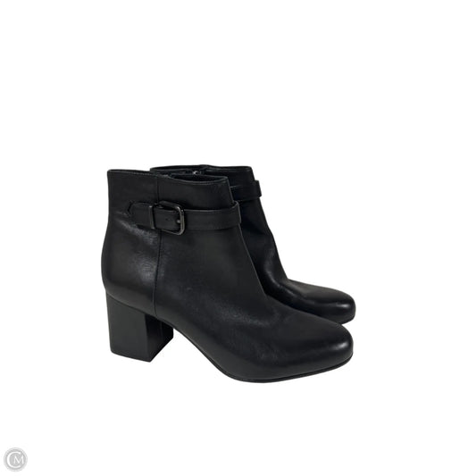 Boots Ankle Heels By Via Spiga In Black, Size: 7
