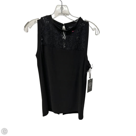 Top Sleeveless By Vince Camuto In Black, Size: S
