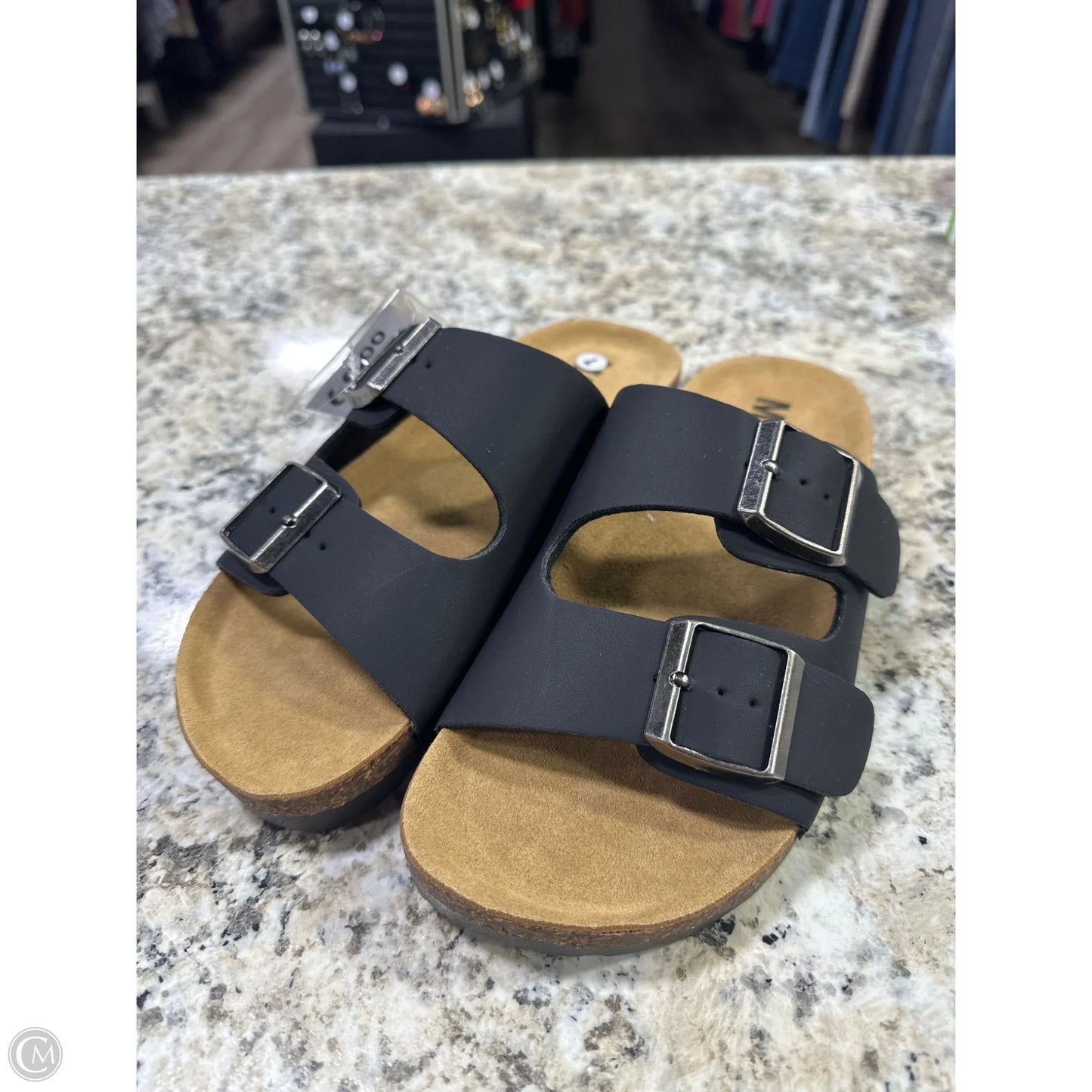Sandals Flats By Mia In Black, Size: 7