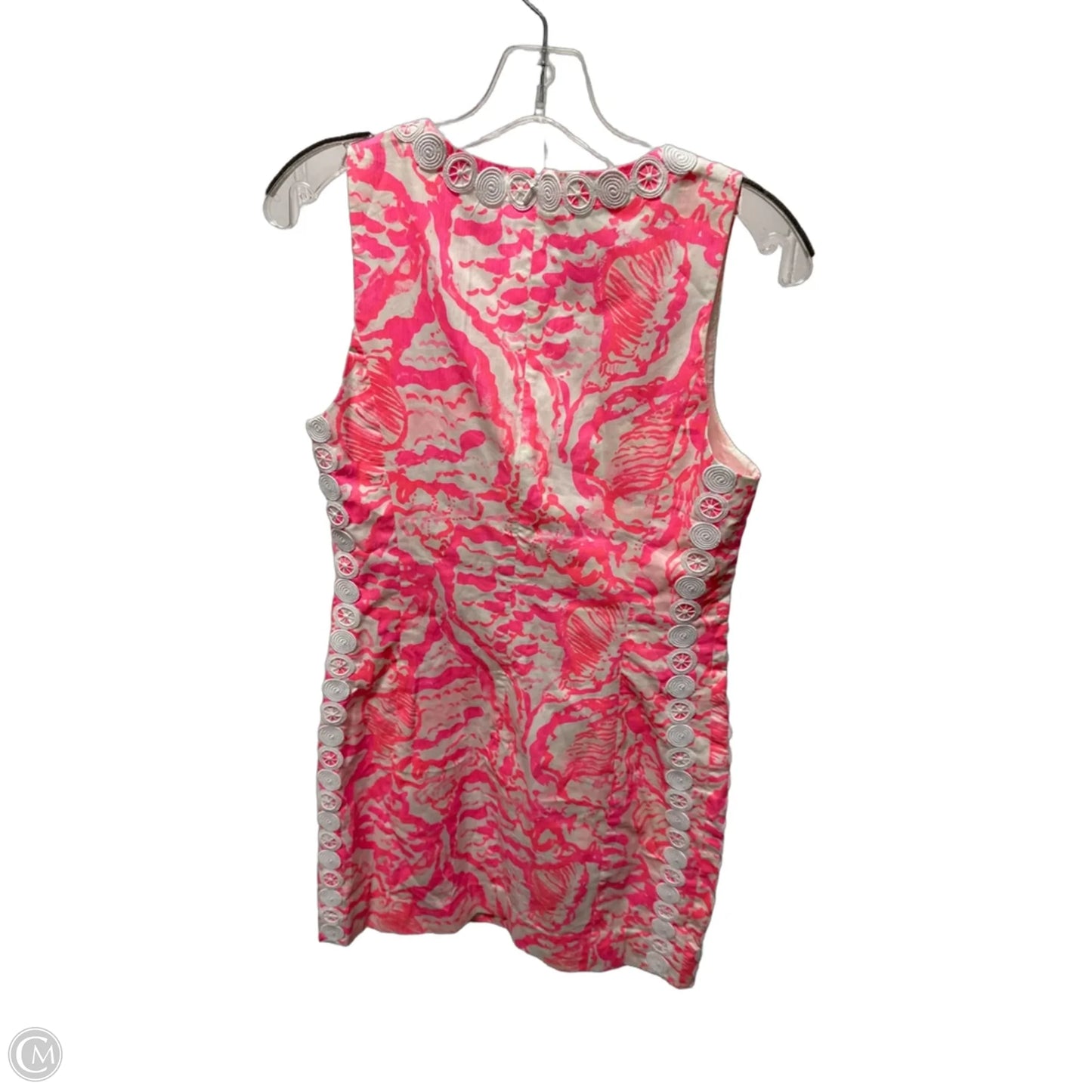 Dress Designer By Lilly Pulitzer In Pink & White, Size: Xs